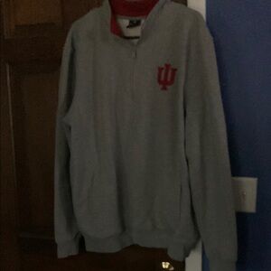Indiana University Gray Men's Hoodie